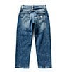 Color:Medium Wash - Image 2 - Big Girls 7-16 Eco Straight Denim Jeans