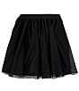 Color:Black - Image 2 - Big Girls 7-16 Net Mesh Mini Skirt