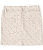 Color:Muted Stone - Image 2 - Big Girls 7-16 Printed Bull Denim Skirt