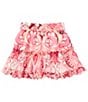 Color:Pink - Image 1 - Big Girls 7-16 Printed Chiffon Paisley Skirt