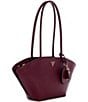Guess Bolena Shoulder Satchel, Color:Wine - Image 4