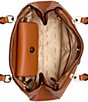 Guess Calebra Status Satchel Bag, Color:Cognac - Image 3