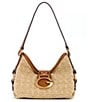 Guess Camden Raffia Woven Mini Shoulder Bag - Image 1