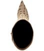 Guess Candeley Logo Print Tall Heel Boots - Image 4