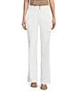 Guess Cargo Mini Mid Rise Bootcut Jeans, Color:White - Image 1