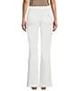 Guess Cargo Mini Mid Rise Bootcut Jeans, Color:White - Image 2