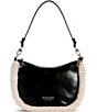 Guess Davika Hobo Shoulder Bag, Color:Black - Image 1