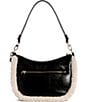 Guess Davika Hobo Shoulder Bag, Color:Black - Image 2