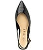Guess Dorazio Croco Embossed Slingback Flats - Image 4