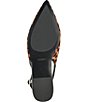 Guess Dorazio Leopard Print Calf Hair Slingback Flats - Image 5