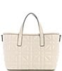 Guess Edita Mini Tote Bag, Color:Stone - Image 2