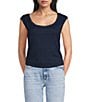 Guess Elisabette Cap Sleeve Stretch Lace Top - Image 1