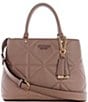 Color:Rosewood - Image 1 - Ellery Quilted Girlfriend Small Satchel Bag