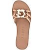 Guess Elyho Glossy Rubber Logo Pool Slide Sandals - Image 4