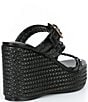 Guess Evana Woven Platform Wedge Slide Sandals - Image 3