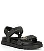 Color:Black - Image 1 - Fabrica Raffia Platform Sandals