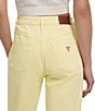 Guess G06 Mom High Rise Jeans, Color:GJ Natural Yellow - Image 3