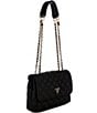 Guess Giully 2 Compartments Convertible Flap Crossbody Bag, Color:Black - Image 4
