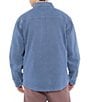 Guess Guess Originals Vintage Patch Work Shirt, Color:Pennant Blue Multi - Image 2