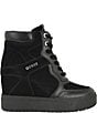 Guess Guilley Hidden Wedge Platform Sneaker Booties - Image 2