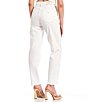 Color:Optic White - Image 2 - High Rise Mom Jeans