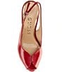 Guess Ilovea Leather Peep Toe Slingback Pumps - Image 5