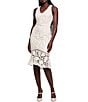 Guess Itzel Sleeveless Lace Midi Dress, Color:Natural - Image 1