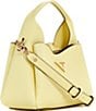 Color:Pale Yellow - Image 4 - Iwona Top Zip Crossbody Bag
