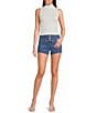 Guess Janna High Rise Denim Shorts - Image 3
