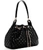 Guess Juliet Quilted Drawstring Hobo Bag - Image 5