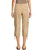 Guess Kai Cargo Capri Pants, Color:Foamy Taupe Multi - Image 2