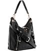 Guess Levia Large Hobo Shoulder Bag, Color:Black - Image 4