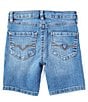 Color:Blue - Image 2 - Little Boys 2T-7 Core Stretch Denim Shorts