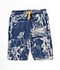 Color:Bright Navy - Image 1 - Little Boys 2T-7 Palm Active Shorts