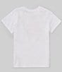 Color:Open White - Image 2 - Little Boys 2T-7 Short Sleeve Graphic Logo T-Shirt