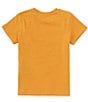 Color:Open Orange - Image 2 - Little Boys 2T-7 Short Sleeve Graphic Logo T-Shirt