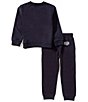 Guess Little Boys Long Sleeve Active Top & Active Jogger 2-Piece Set, Color:Blue - Image 2