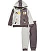 Guess Little Boys Two-Tone Effect Zip Jogger 2-Piece Set, Color:Two-Tone - Image 1