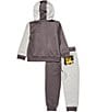 Guess Little Boys Two-Tone Effect Zip Jogger 2-Piece Set, Color:Two-Tone - Image 2