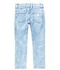 Color:Blue - Image 2 - Little Girls 2T-7 Logo Embroidered Skinny Denim Jeans