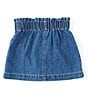 Color:Open - Image 2 - Little Girls 2T-7 Snap Buttons Denim Skirt