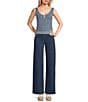 Guess Lylah Sleeveless Patterned Sweater Knit Tank Top - Image 3