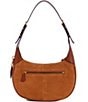 Guess Malva Suede Hobo Bag, Color:Cognac - Image 2