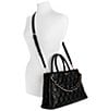 Guess Maxine Girlfriend Quilted Satchel Top Handle Chain Strap Bag - Image 5