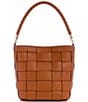 Guess Maylee Woven Bucket Bag, Color:Caramel - Image 2