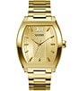 Color:Gold - Image 1 - Men's Analog Gold Tone Stainless Steel Bracelet Watch
