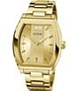 Color:Gold - Image 5 - Men's Analog Gold Tone Stainless Steel Bracelet Watch