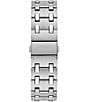 Color:Silver - Image 3 - Men's Asset Analog Silver Tone Stainless Steel Bracelet Watch