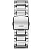 Color:Silver - Image 3 - Men's Crystal Embellished Multifunction Watch
