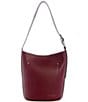 Guess Meridian II Bucket Bag, Color:Wine - Image 2